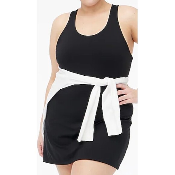 NWT J Crew Racerback Active Dress - Sport Dress - Size 2X - Built In Short - Picture 5 of 11